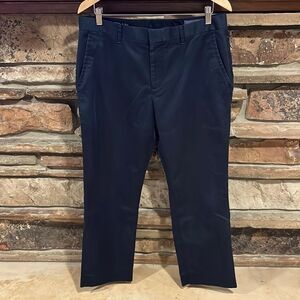 Bonobos Monday Weekday Navy Blue Straight Leg Chino Flat Front Pants